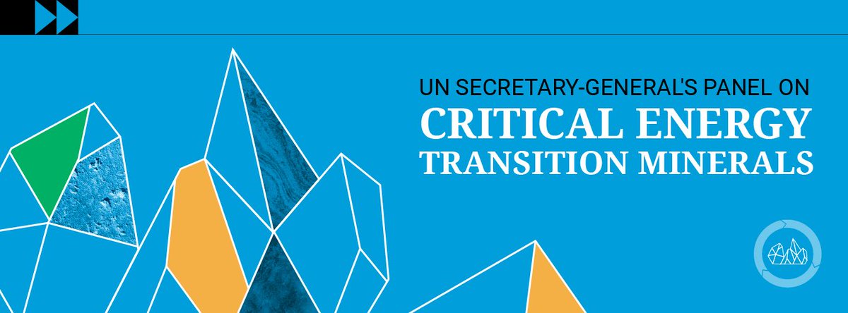 .@Amb_MxDiseko said: “The objective of the Panel [critical energy transition minerals] … is to build trust and certainty towards harnessing the potential of these minerals to be utilized to unlock shared prosperity, leaving no one and no place behind”. un.org/en/climatechan…