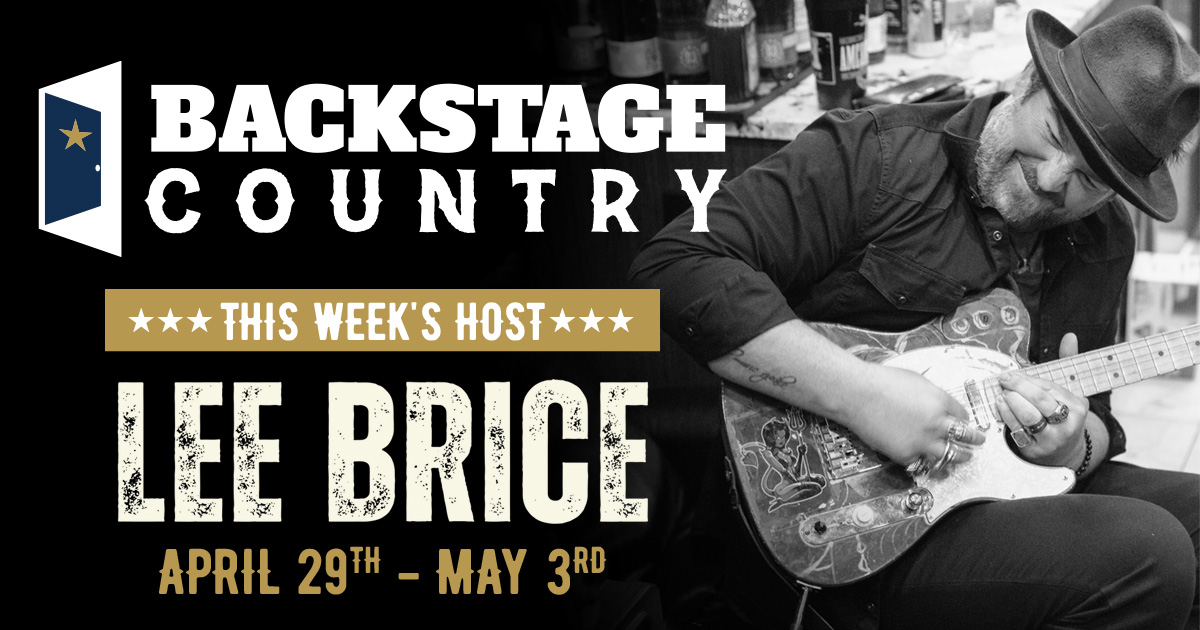 We are beyond excited to welcome @leebrice as this week's host of Backstage Country! 🎤👇
