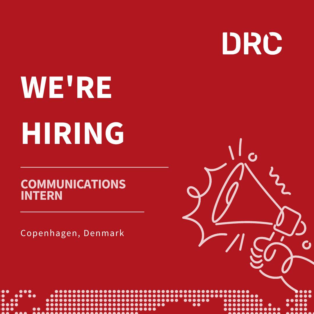 Great opportunity for #students aspiring for a career in the humanitarian sector! Don't miss out this #internship with @DRC_ngo in Copenhagen! Send your applications before May 12th: job.drc.ngo/jobs/job?id=17…