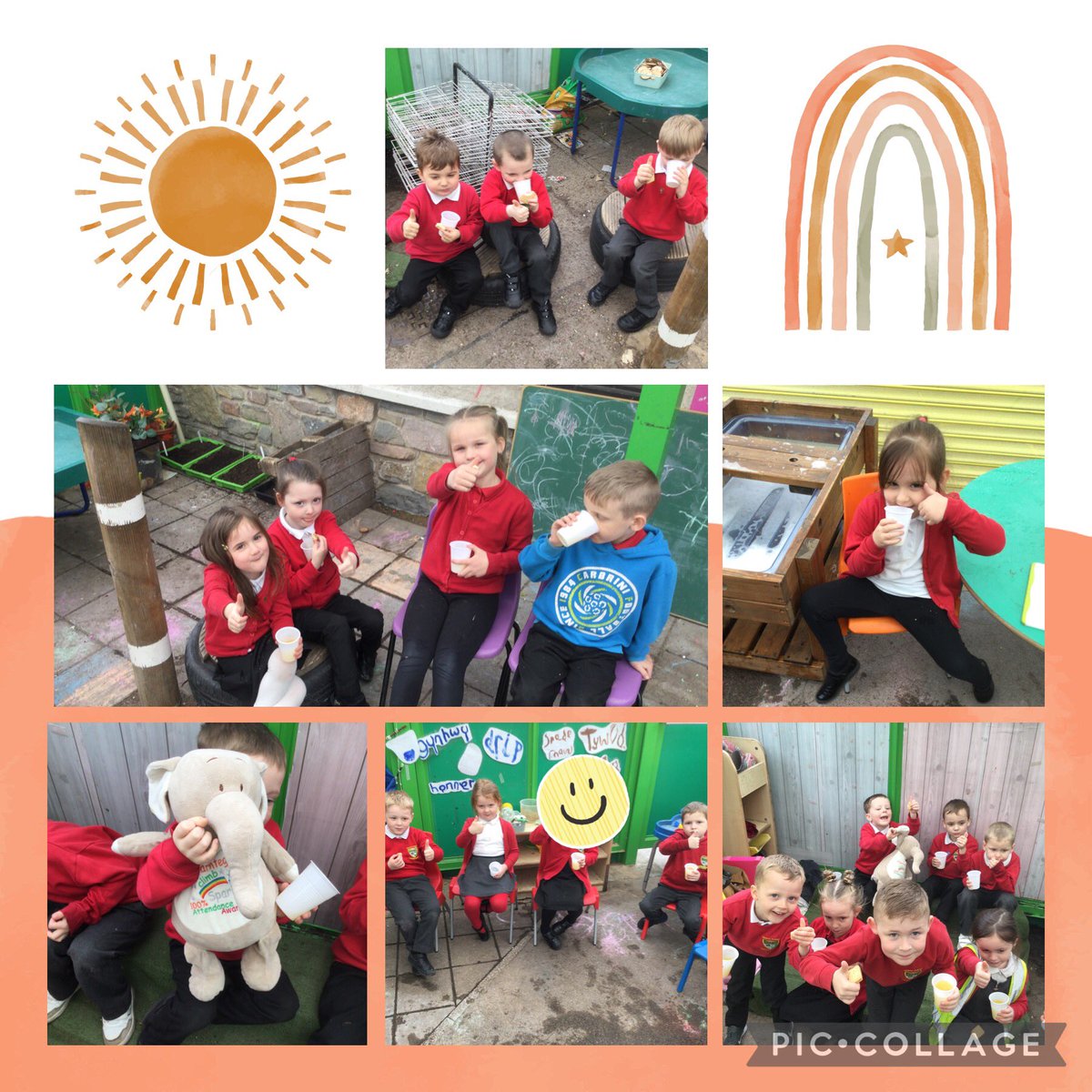 Dosbarth Un enjoyed their yummy squash and biscuits treat this afternoon for being the highest FP attenders last week. Ardderchog blant! 🌟 #notinmissout @garntegprimary @MrATully95