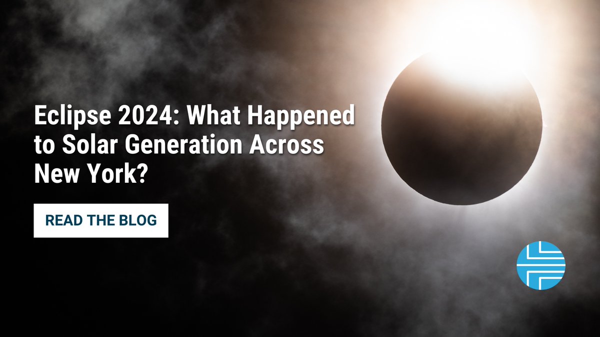 ICYMI: The loss of solar generation across New York during #Eclipse2024 was in line with projections from our forecasting team. Learn how @NewYorkISO operators managed the system during the rare celestial event ➡️ nyiso.com/-/eclipse-2024…