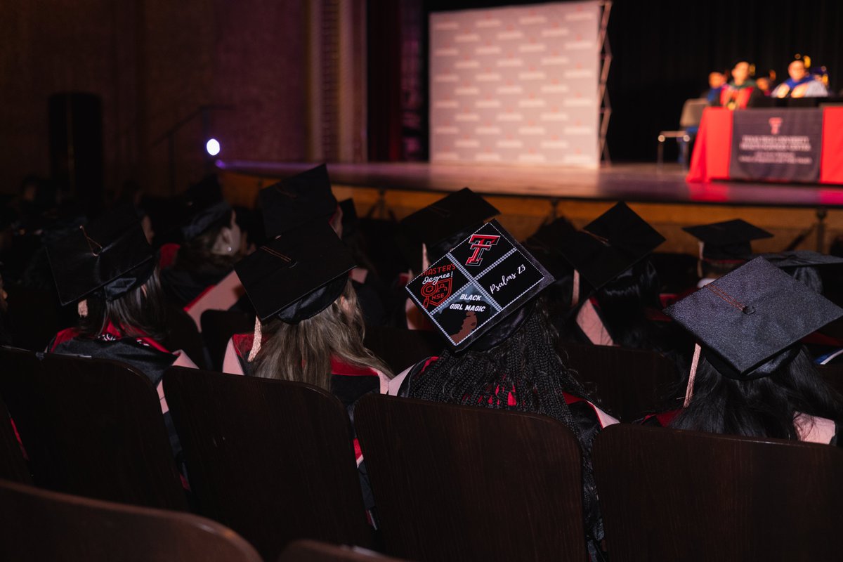 Congratulations to graduates who received their degrees Saturday afternoon at the #TTUHSC Julia Jones Matthews School of Population and Public Health commencement ceremony at the historic Paramount theatre in Abilene! 🎓 #TTUHSCgrad