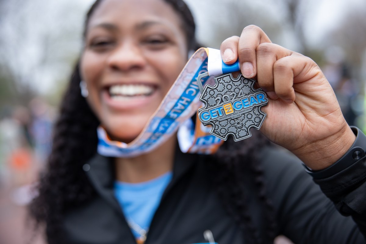 Happy #MedalMonday! 🏅 Whether you tackled the Get in Gear 5K, 10K, Medtronic Half Marathon, or the Old Dutch Little Chippers Sprocket Scamper on Saturday, we hope you all feel properly celebrated all week long! 💪🏽 #GetinGear