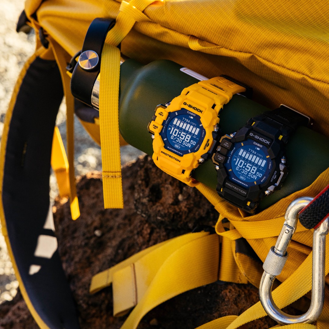 This is RANGEMAN. ⚡ Solar-charging capability ⚡ Six sensors, including heart rate monitor ⚡ GPS functionality ⚡ High-definition LCD ⚡ Trekking functions ⚡ Tide graphs ⚡ Your ultimate adventure companion ⌚️: GPRH1000 #GSHOCK #gshockwatch
