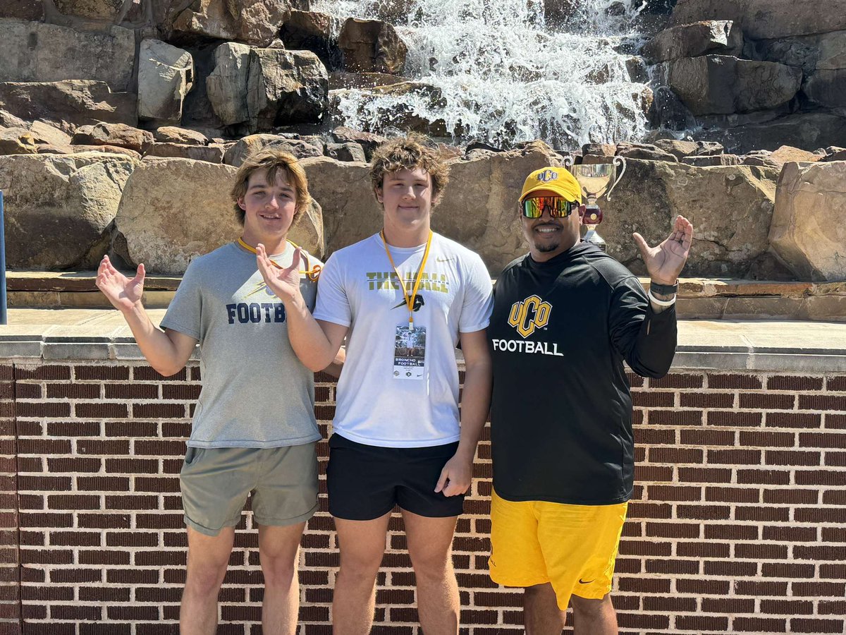 Had a great time at @UCOBronchos junior day Friday. Thank you for having me out @CoachDDudley @Coach_TPearson @Coach_Swanson1 @HillmanBrowne