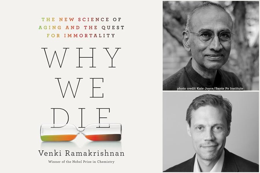Wed, May 8, 7pm: Venki Ramakrishnan, in conversation with @antonioregalado, presents WHY WE DIE: THE NEW SCIENCE OF AGING AND THE QUEST FOR IMMORTALITY Details & Registration: science.fas.harvard.edu/event/harvard-…