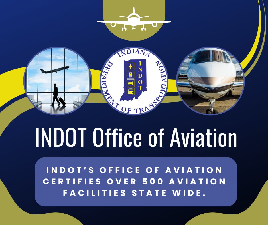 When you think of INDOT there is a good chance you think of our state roads. But we handle a lot more then just the highways of Indiana! In fact, INDOT certifies hundreds of private and public aviation facilities across the state!