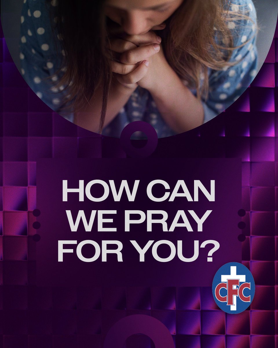 Community Fellowship Church is here for you in prayer! How can we lift you up before the Lord this week?

Reply with your prayer request or DM us. We'll be praying over each one. 🙏

#PrayerRequest #PrayerWarriors