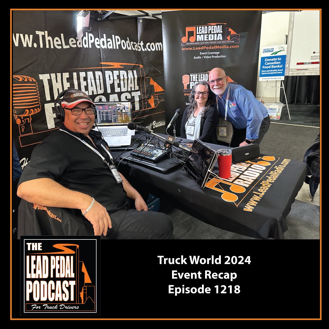 Had fun at Truck World, check out shenanigans in this episode. theleadpedalpodcast.com/lp1218-truck-w… #truckworld #podcast #trucking #theleadpedalpodcast #eventrecap