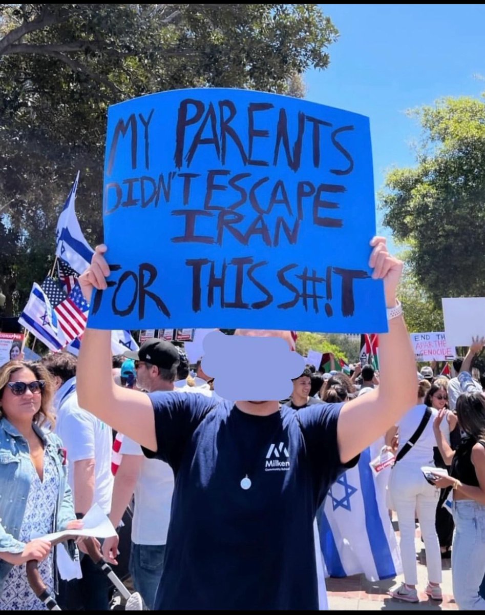 We didn’t escape Iran for this shit.

#IraniansStandWithIsrael