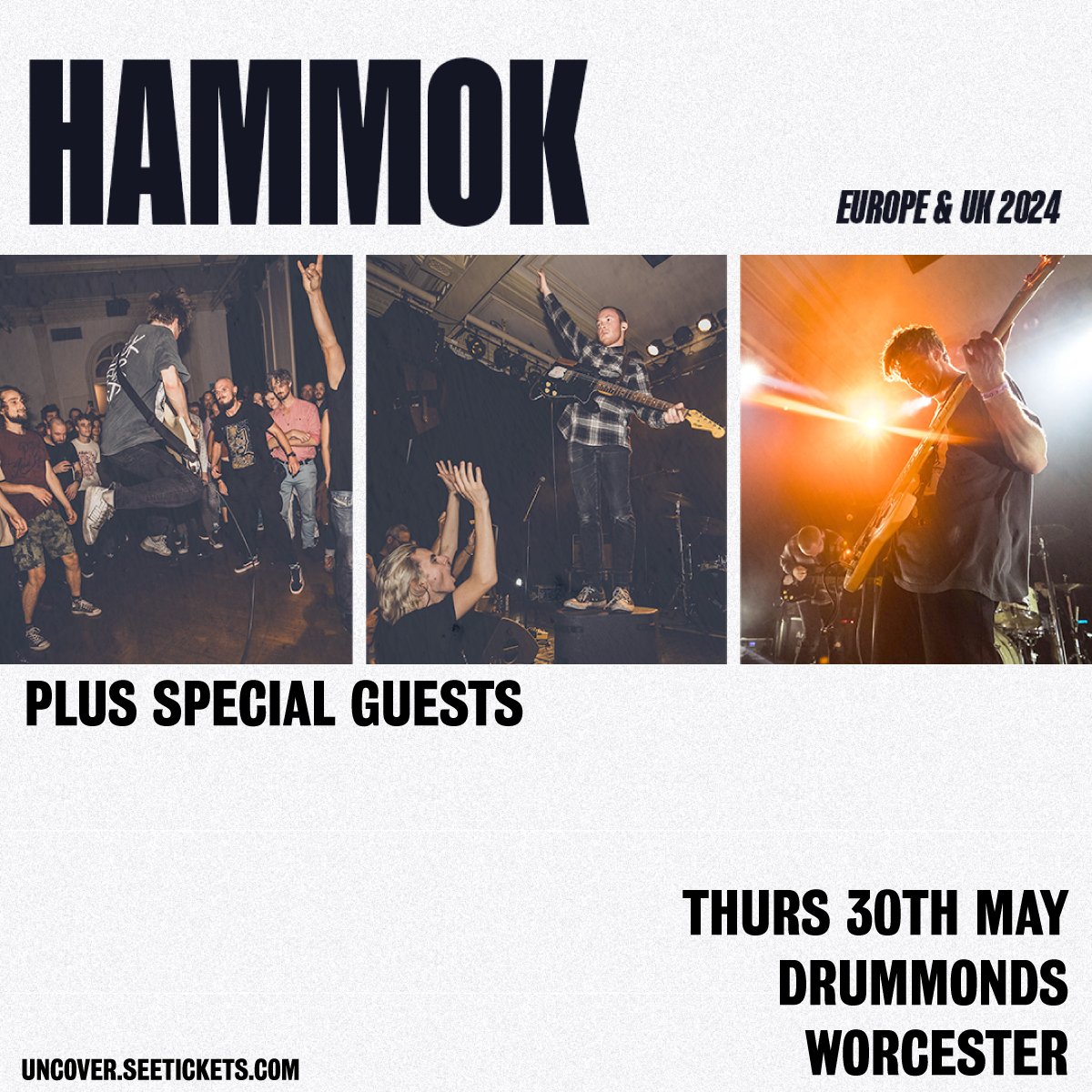 ONE MONTH TO GO 💙 Norwegian noise-rock trio Hammok headline Drummonds, Worcester, on Thursday, 30th May 💥 Tickets on sale now: bit.ly/3SCpdky