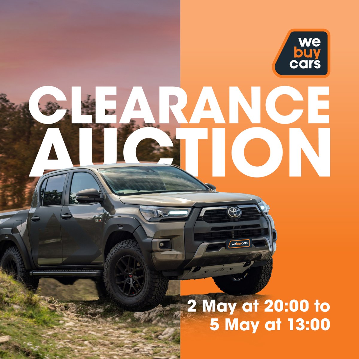 Now is your chance 🙌 Bid in the #WeBuyCars Clearance Auction for the best deals! #carsforsale #preownedcars #usedcars #usedcarsforsale #carshopping #carfinance #autosales #carsales #carlifestyle #toyota