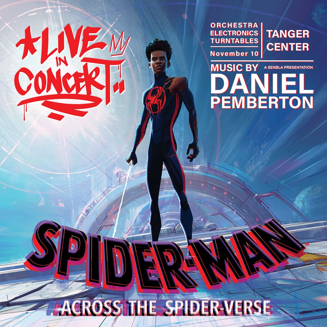 JUST ANNOUNCED: The highly anticipated Spider-Man: Across the Spider-Verse Live in Concert will land at Tanger Center on November 10! Tickets will go on sale this Friday at 10 a.m. at TangerCenter.com.