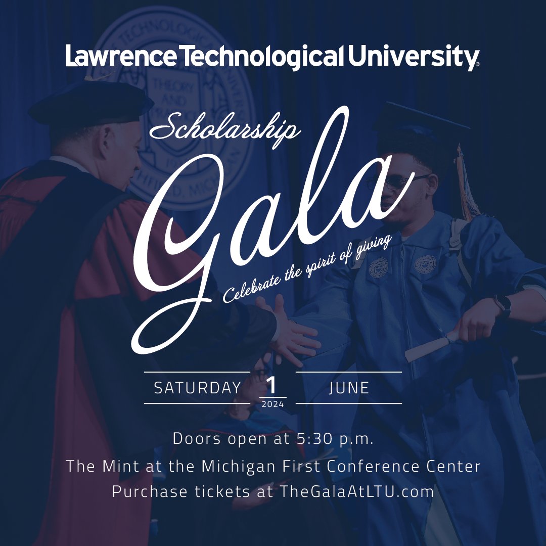 LTU's very first Scholarship Gala is right around the corner! Please join us on June 1 as we celebrate the generosity of our donors and the achievements of our students and alumni!

Learn more about the gala or purchase tickets ➡️ bit.ly/4bykybh

#WeAreLTU #LTUAlumni