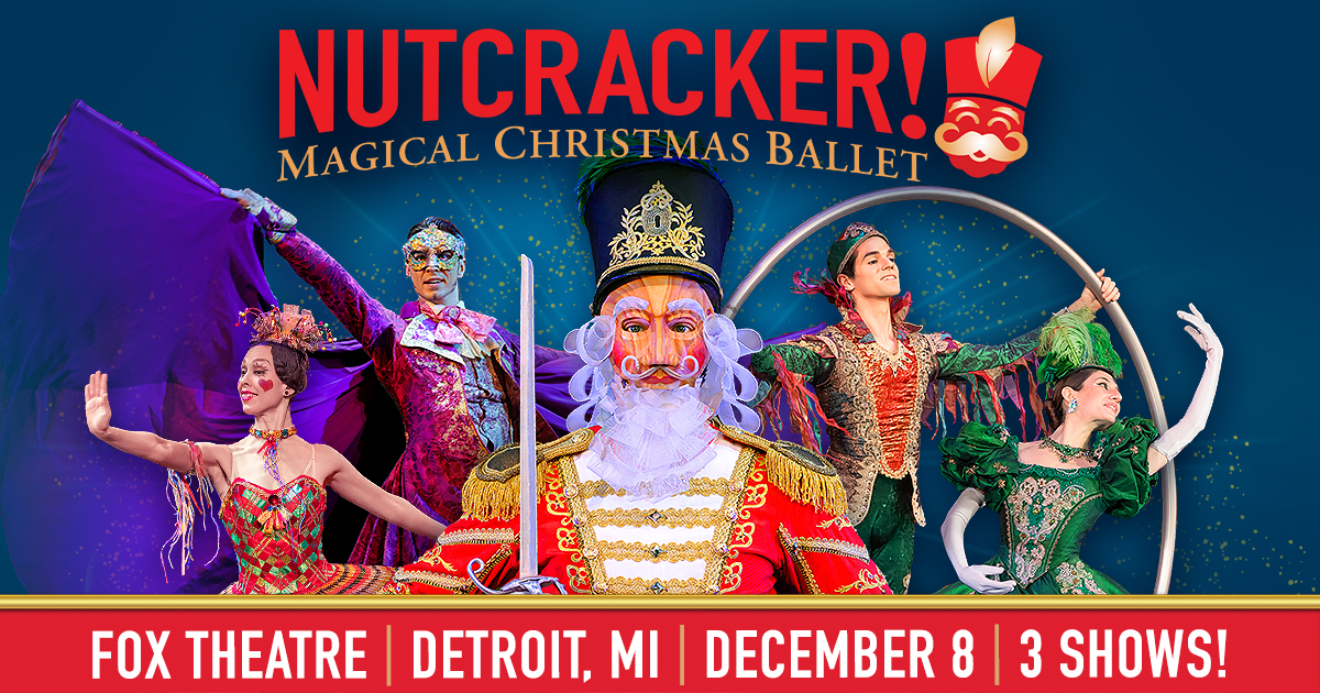 JUST ANNOUNCED 🎁 NUTCRACKER! Magical Christmas Ballet! returns to #TheFox on December 8! Don't miss America’s favorite Christmas tradition with an international all-star cast that blends world class ballet, lavish costumes, stunning acrobatics, and more! Get tickets Friday!