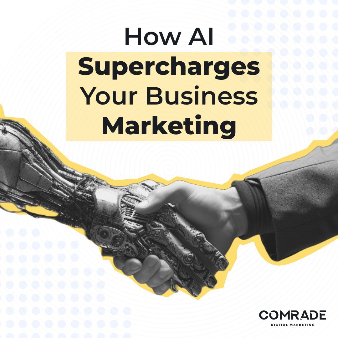 🚀 AI fuels targeted ads and smarter lead tracking, boosting engagement and efficiency. With AI chatbots and content creation, businesses thrive in the digital age! ⭐

#ComradeDigitalMarketing #DigitalMarketing #DataDrivenMarketing #AIChatbots #FutureOfMarketing