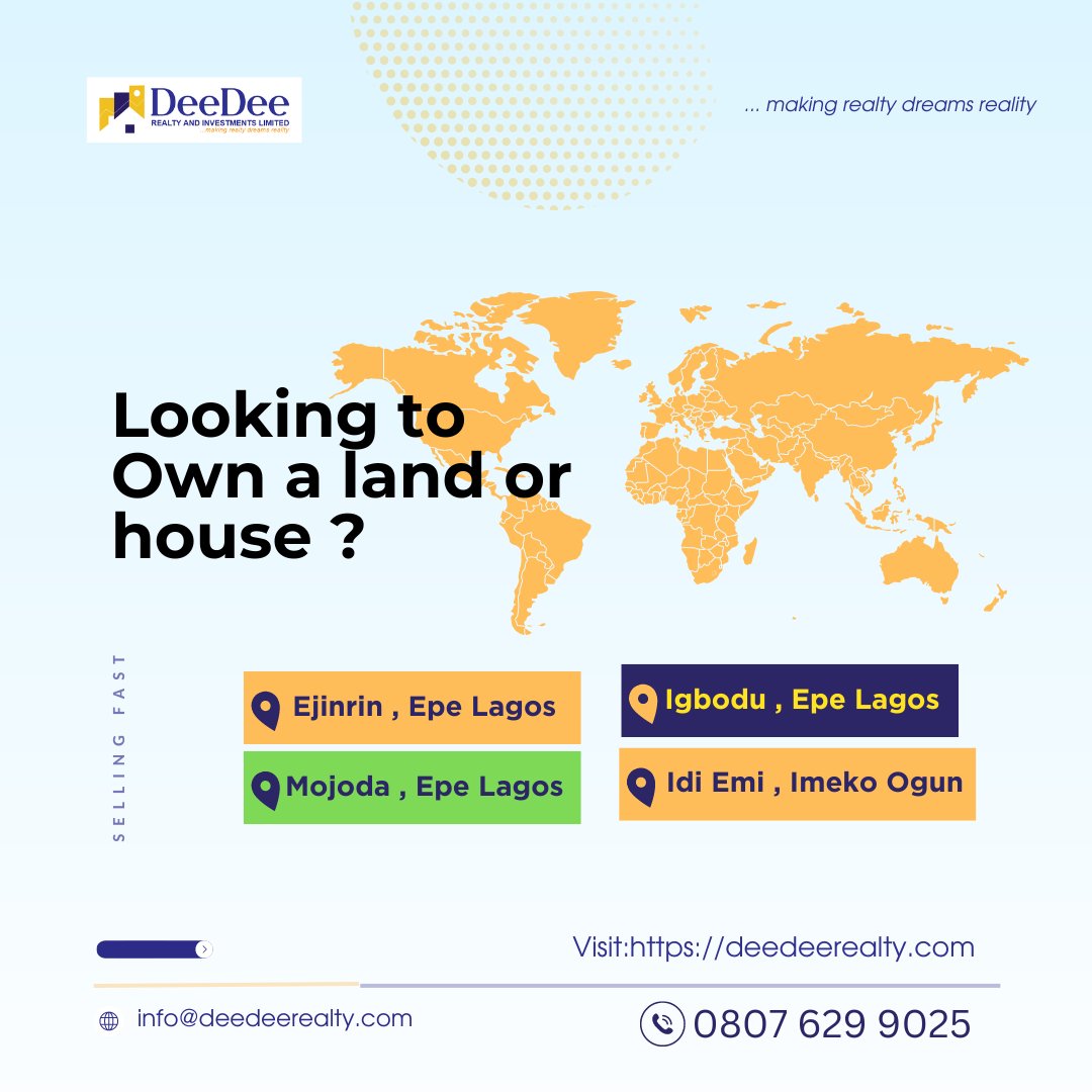 Is your home sitting on the market, depreciating in value? 

Lost of time and money stressing you out? Feeling overwhelmed? 

Could you leave it to us? 
 
#realtorlife #realty #realestatemanagement #propertymatters #landmatters #land #deedeerealtyandinvestmentslimited