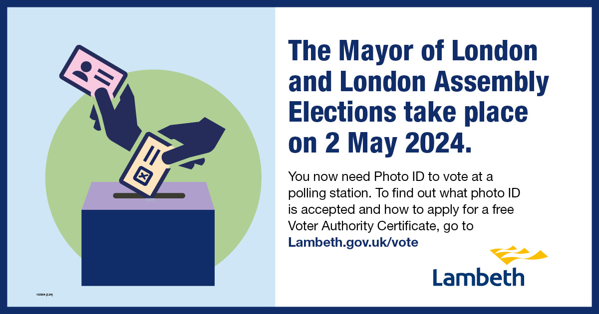 You can hand your postal vote in at any polling station and Lambeth Town Hall in Lambeth on Thursday. Anyone handing in a postal vote will need to complete a declaration form. 

#LondonVotes