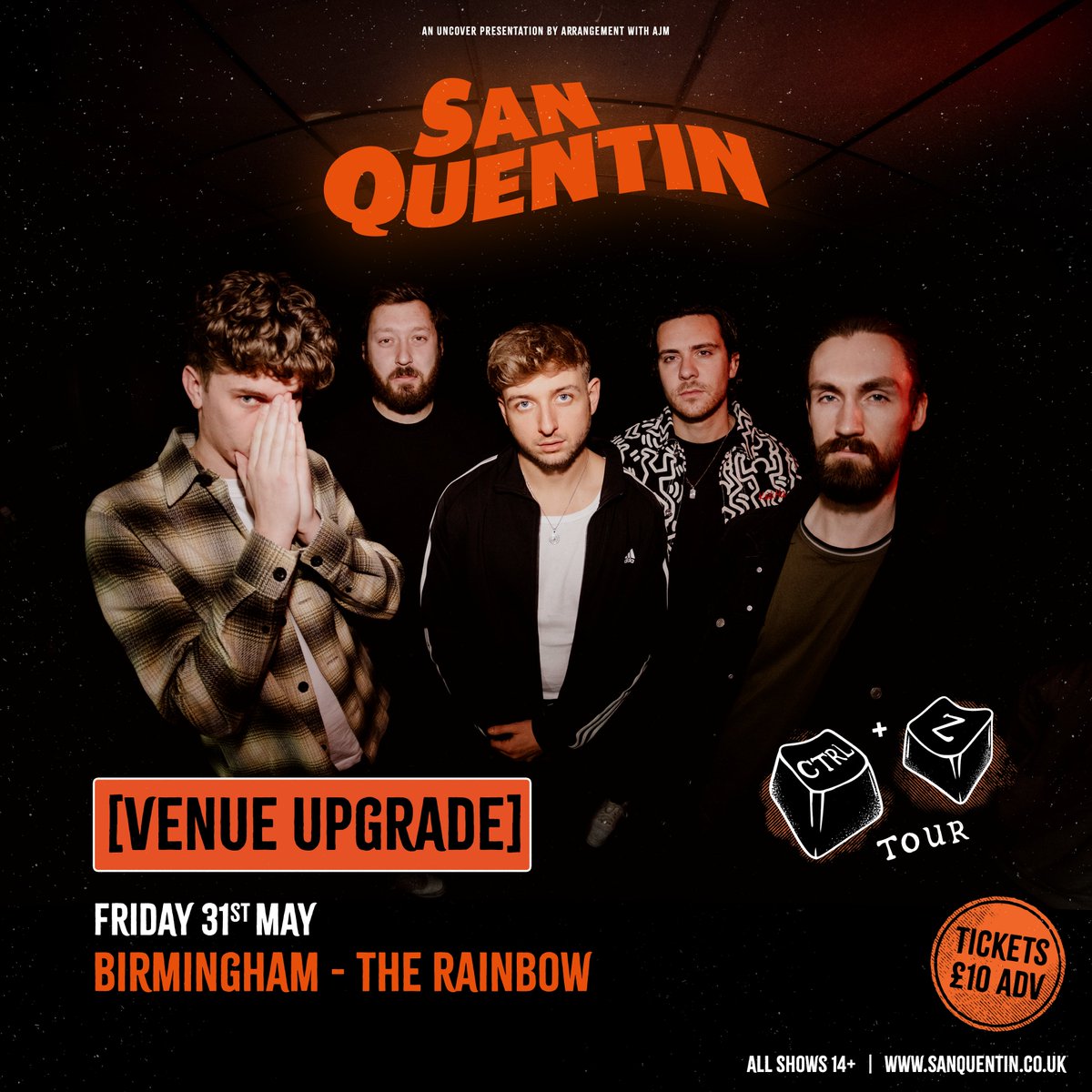 ONE MONTH TO GO 💙 @SanQuentinMusic headline The Rainbow Pub, Birmingham, on Friday, 31st May 💥 Tickets on sale now: bit.ly/3OiPBhV