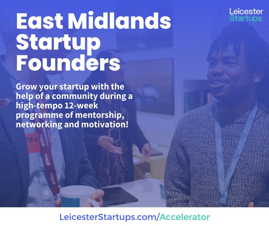 #EastMidlands based founders! 

We’ve got a whole community of experienced entrepreneurs &amp; experts on hand to help you grow 🚀

Apply to be on our 7th Accelerator today!

buff.ly/2MFy5r3
