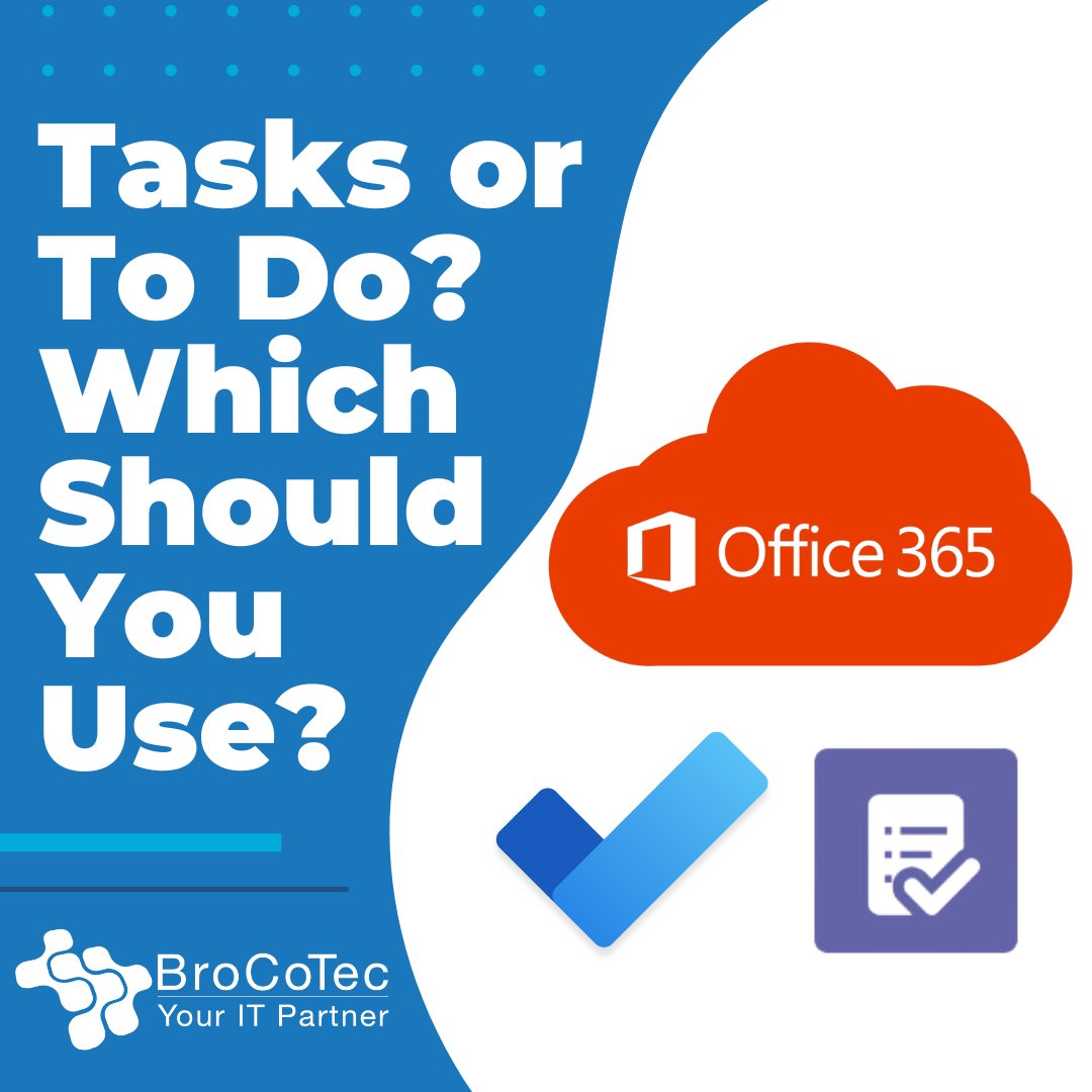 🚀 Boost your productivity with Microsoft's task management tools! 📝 Learn when to use Microsoft Tasks and To Do effectively in our latest blog post. 
 
#Microsoft #TaskManagement #Productivity  #BroCoTec