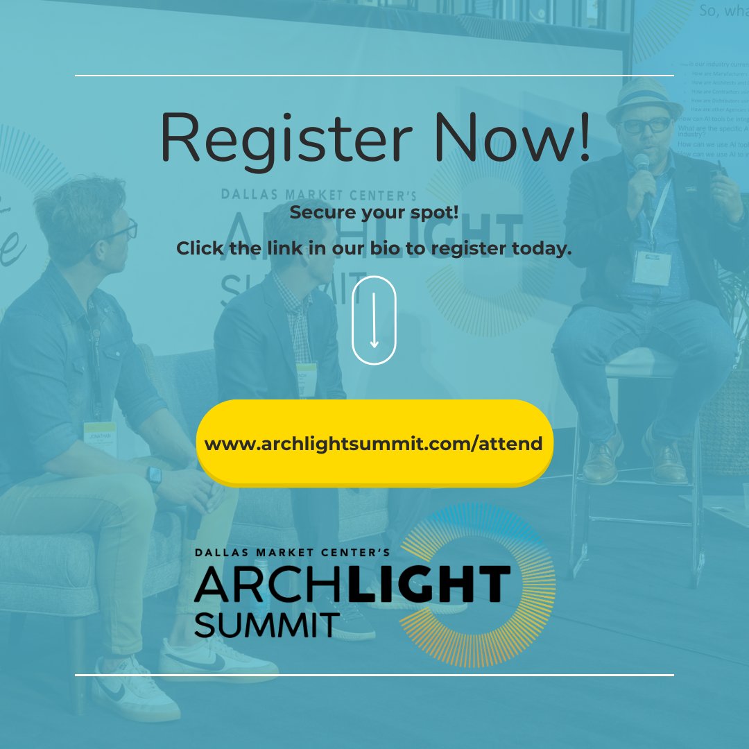 We've got a great line up for our programming this year!
Sign up today to check it out! 
archlightsummit.com/attend
#lightingdesigner #architect #interiordesigner #inclusive #diverse #innovative #DallasMarketCenter #Education #handsonlearning #onlythebest #archLIGHTsummit