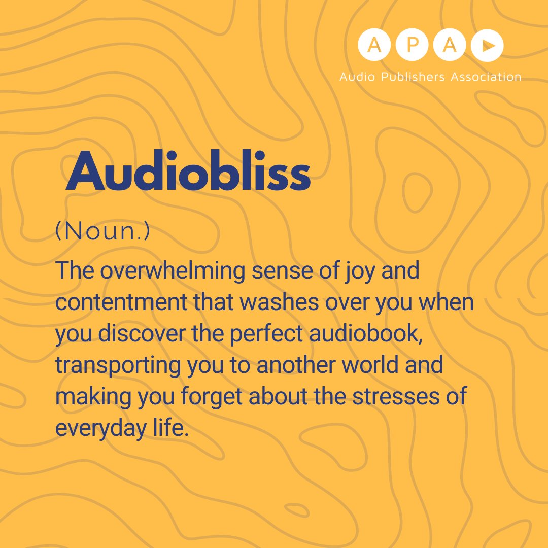 Have you ever experienced audiobliss? 🎧✨ It's that magical feeling when you stumble upon the perfect audiobook that sweeps you away to another world, leaving you feeling utterly content and at peace.✨

#loveaudiobooks #audiobooks #booklovers #readerscommunity #bookish