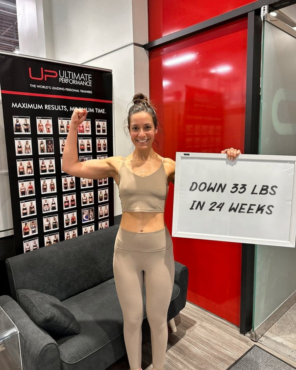 Ultimate Performance LA client Amanda lost a fantastic 33lbs in just 24 weeks!