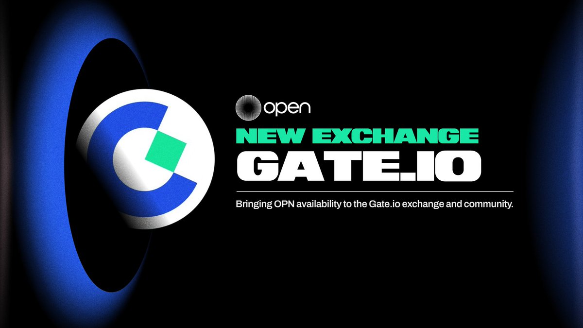 OPN is now live on Gate! 🎆

As of right now you can trade OPN (ticker $OPN1) on @gate_io. ✊🎟️

See the trading pair:
gate.io/orderbook/trad…

#RWA $OPN #Onchain #Ticketing
