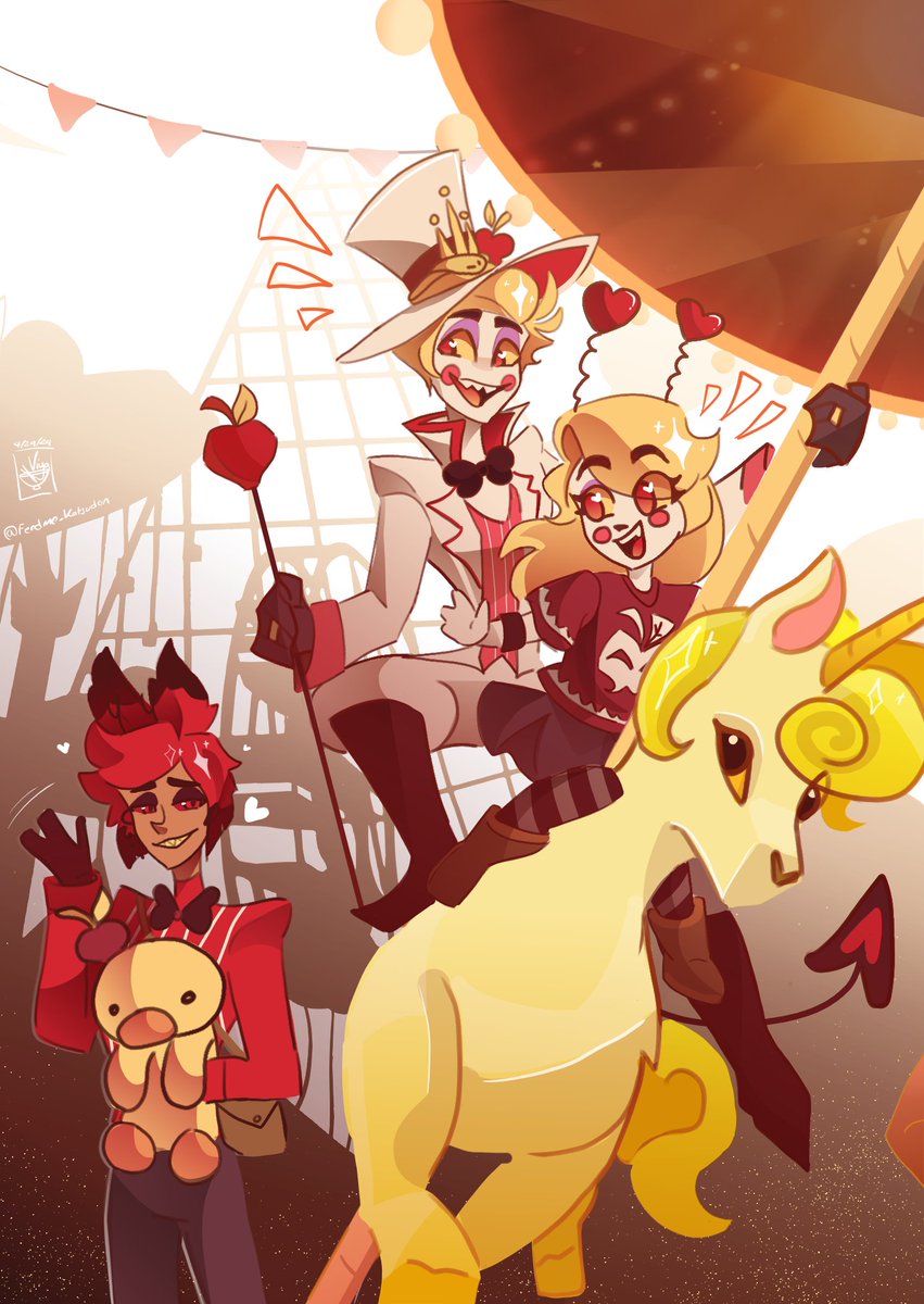 ✨Let's go to Lu Lu World!!✨ #HazbinHotel #HazbinHotelCharlie #HazbinHotelLucifer #HazbinHotelAlastor #Radioapple