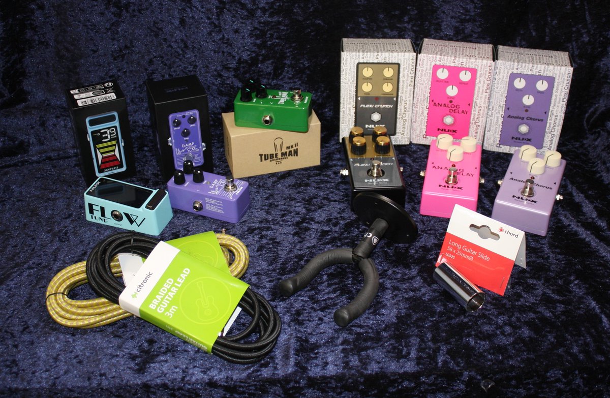 We are now dealing with @AVSLGroupLtd  & NUX audio, and have a range of Pedals, leads, Guitar hangers and Slides in stock,
#guitarpedals #guitarlead #guitarslider #guitarhangers #guitarshop #countydurham #ShottonColliery #guitars #MondayMotivation #TrendingNow @GuitarWorld