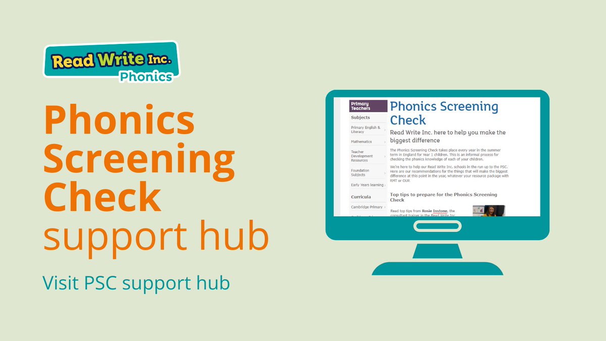 Preparing for #PhonicsScreeningCheck? To help you make the biggest difference this year, we've curated everything you will need to ensure #phonics screening success, all in one place! From expert tips to guidance on individual key resources and more! 👉 ow.ly/5V9E50RkUWb