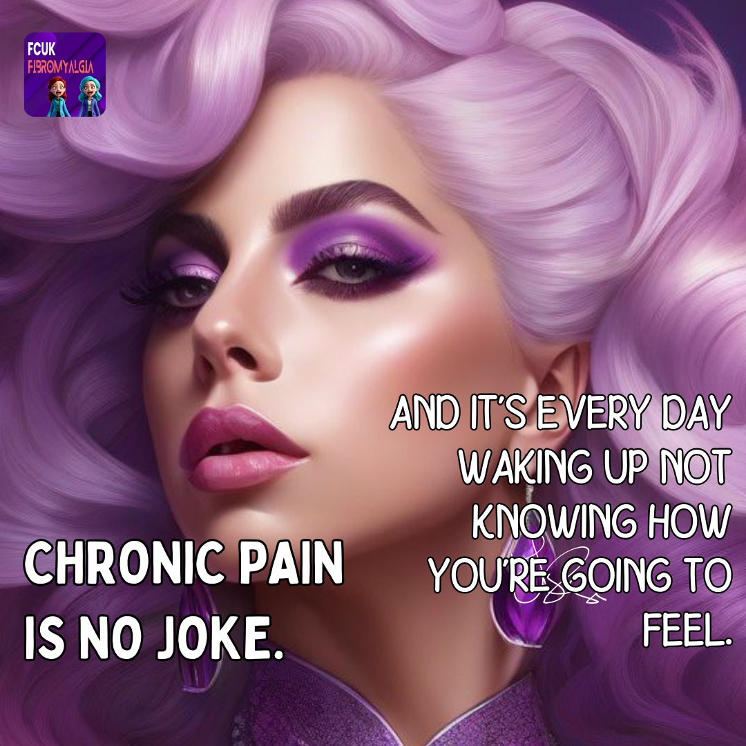 'Pop icon Queen Gaga speaking truth on the seriousness of chronic pain.

Buy your merchandise here:-
latostadora.com/web/lady_g_wit…

#challenge #fibromyalgia #chronicpain #health #invisibleillness #warrior #awareness #pain #selfcare #LadyGaga #Awareness #Inspiration #SpeakYourTruth