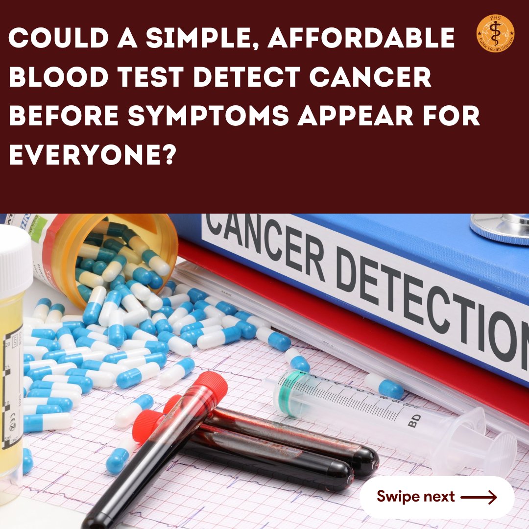 New research suggests a simple blood test might be on the horizon for early cancer screening! Read the full blog here: shorturl.at/BFWX1
.
.
#cancerscreening #futureofhealthcare #bloodtest #publichealth #publichealthsciences