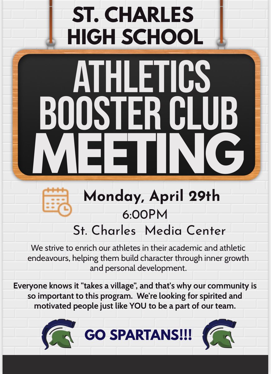 Tonight at <a href="/StCharlesHS/">St Charles High School</a> 6pm