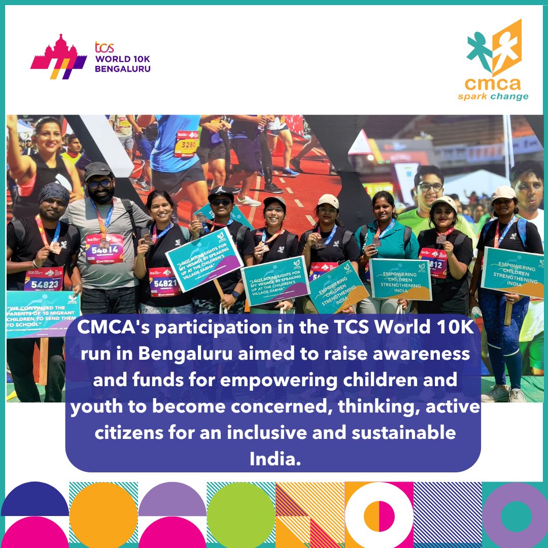 Team CMCA had an incredible time at @TCSWorld10K! We raised awareness on citizenship & life skills education, empowering youth for a brighter future. Let's keep running towards a better tomorrow!

#TCSWorld10K #EndendiguBengaluru #RunForACause
@procamintl