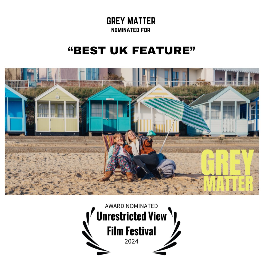 Grey Matter is selected for BIFA-qualifying festival Unrestricted View and is nominated for a handful of awards including Best UK Feature! Screening tomorrow in Angel, London. Tickets: shorturl.at/ayMP3 #greymatter #filmawards #britishfilm #incinemasnow #independentfilm