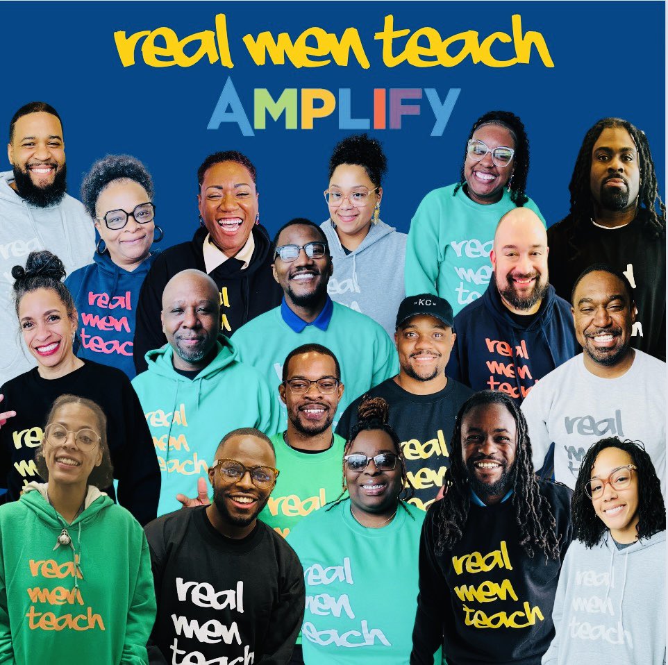Real Men Teach is excited to partner with @Amplify_KC 🙏 Amplify: Empowering Educators of Color for Student Success is a program of the @KauffmanFDN that seeks to engage and support educators of color in the Kansas City community. Go to kauffman.org/amplify/