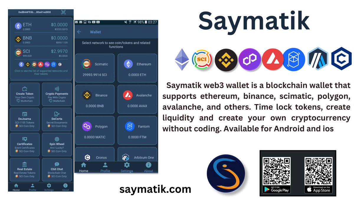 #web3 crypto wallet saymatik #saymatik #saymatik.com #Scanme #Binance #binancesmartchain