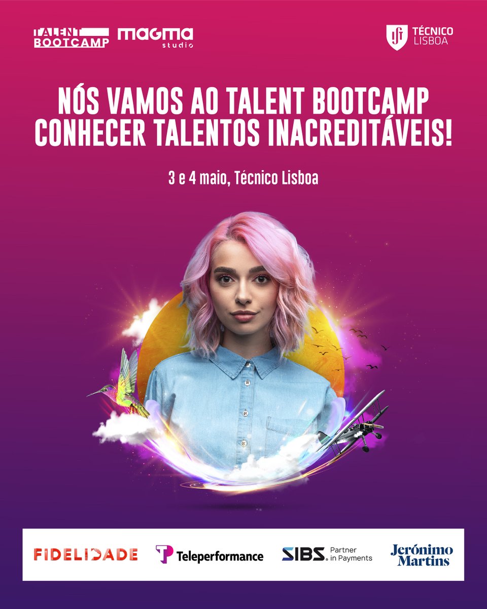 💡 Hello, students!

On May 3rd, #teamnoesis will participate in the Talent Bootcamp at the Instituto Superior Técnico from Magma Studio. Don't miss this opportunity with Rita Duarte from our REC team.

What are you waiting for? 😉

#careers #IST #LetsInnovateTogether #teamnoesis