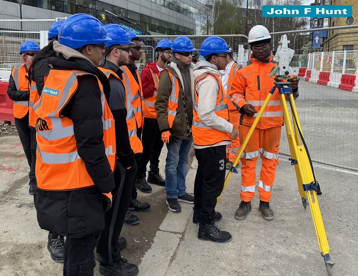 What's a day in the life of a civil engineer like? Our team at John F Hunt Engineers gave students a behind-the-scenes look at our Queen Mary's University project!

#Careers #SiteVisit #EngineeringLife