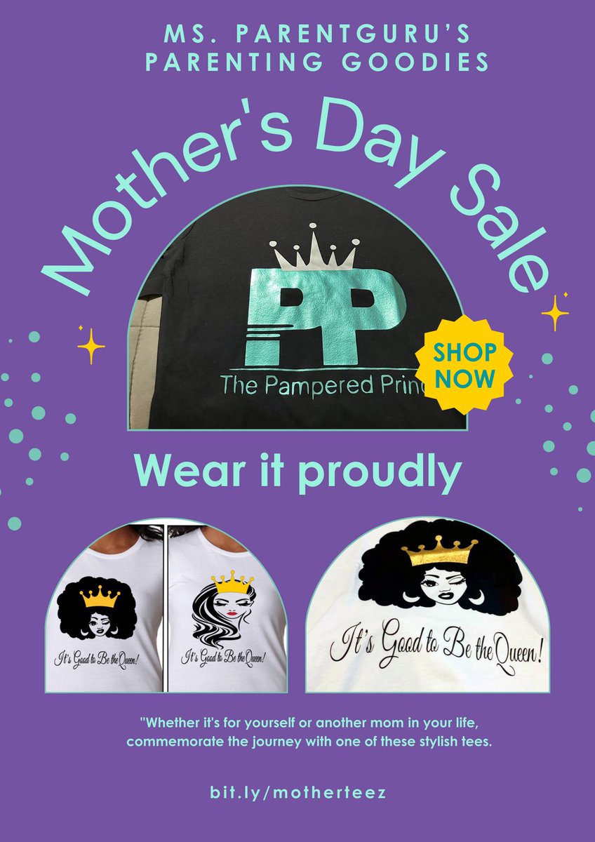 🌟 Exciting news! 🎬 Celebrate Mother’s Day with a special offer: Get a custom tee to support turning ‘Pampered Prince’ into a movie! Your purchase fuels our journey to hire a producer and hit film festivals. Let’s make this dream real together! Order now: bit.ly/motherteez