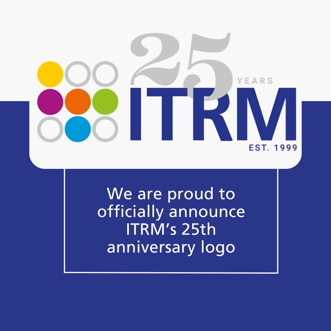 ITRM is excited to share that we have reached an impressive milestone as of 2024 - we have been providing exceptional services for 25 years! 

We decided this achievement deserved something special... so here it is!

#Logo #Anniversary #LondonBusiness