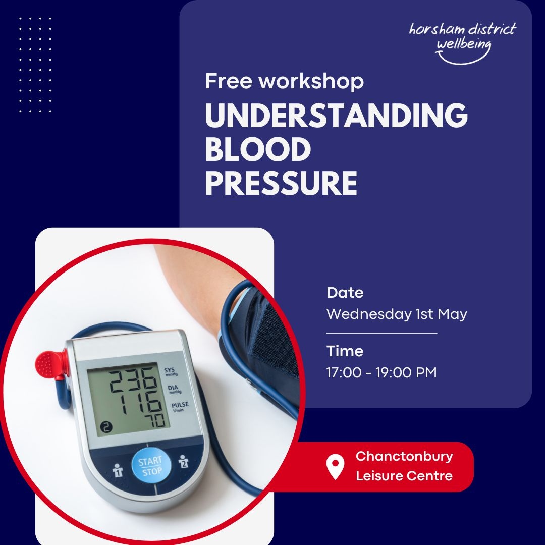 There's still time to book into this session on Wednesday! ✅ This workshop looks at exploring the importance of managing our blood pressure.🩸📈 Book your free place here: bookwhen.com/hdc-wellbeing/…