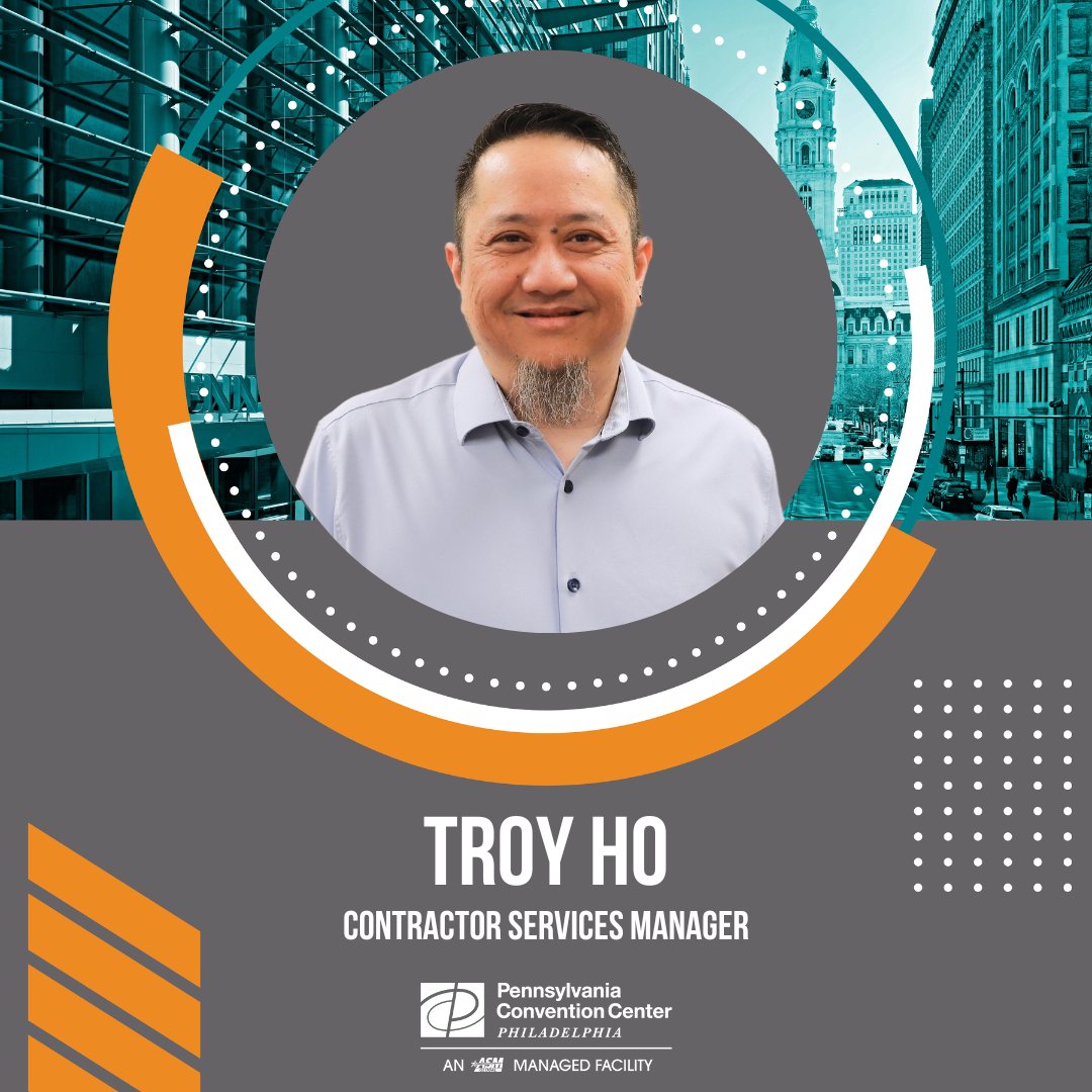 We love when our team members return! We are thrilled to welcome back Troy Ho to the @ASMGlobalLive team at the #PAConventionCenter as a contractor services manager. #FacesOfThePCC #ASMGlobal #GreatPlaceToWork