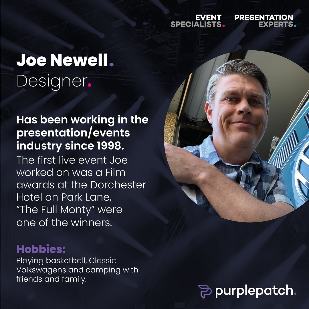 It is meet the team Monday and this week is Graphic designer Joe Newell who specialises in presentation graphics. Whether in PowerPoint, Keynote or Prezzi.
#meettheteammonday #meettheteam #team #teamwork #gettoknowus #presentationexperts #purplepatchgroup #powerpointpresentation