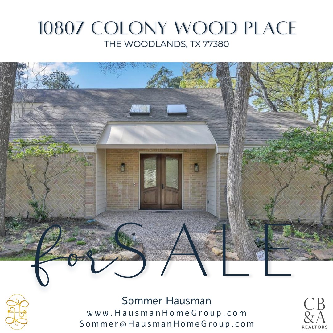 Step inside this stunning property located in the iconic Grogan's Mill neighborhood in The Woodlands.
l8r.it/S15A
#DreamHome #hausmanhomegroup #cba #haus2home #cbarealtor #realestate #realtor #GrogansMill #ForSale #TheWoodlandsRealEstate