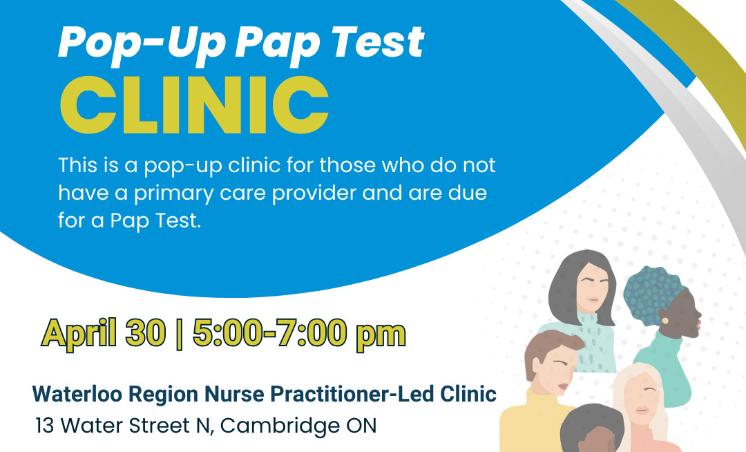 Are you between the ages of 21 and 70 and have a cervix? Has it been over three years since your last Pap test? Get a screening tomorrow at the pop-up Pap test clinic happening in Cambridge, no appointment needed. Learn more: cndoht.com/events.htm