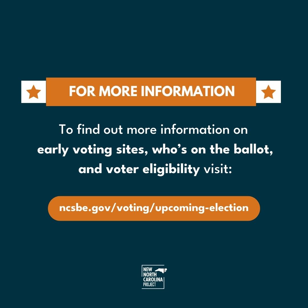🗓 A second primary election in NC will take place May 14, 2024. 🗳There will be 5 positions up for voting on a statewide and county level. 🔗For more information on early voting sites, who’s on the ballot for your district, and voter eligibility, visit ncsbe.gov/voting/upcomin….