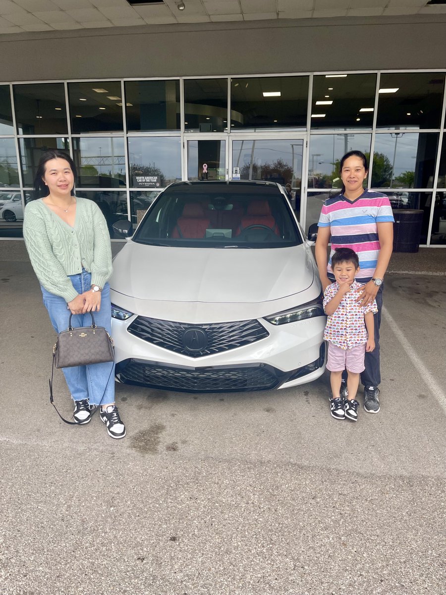 A huge congratulations to these two sisters who purchased a new 2024 Acura Integra! Thank you for choosing Neil Huffman Auto Group, & Ashley Sims, for your automotive needs!  Time to hit the road! #HuffmanHasIt #NewCarFeeling #NewCar
